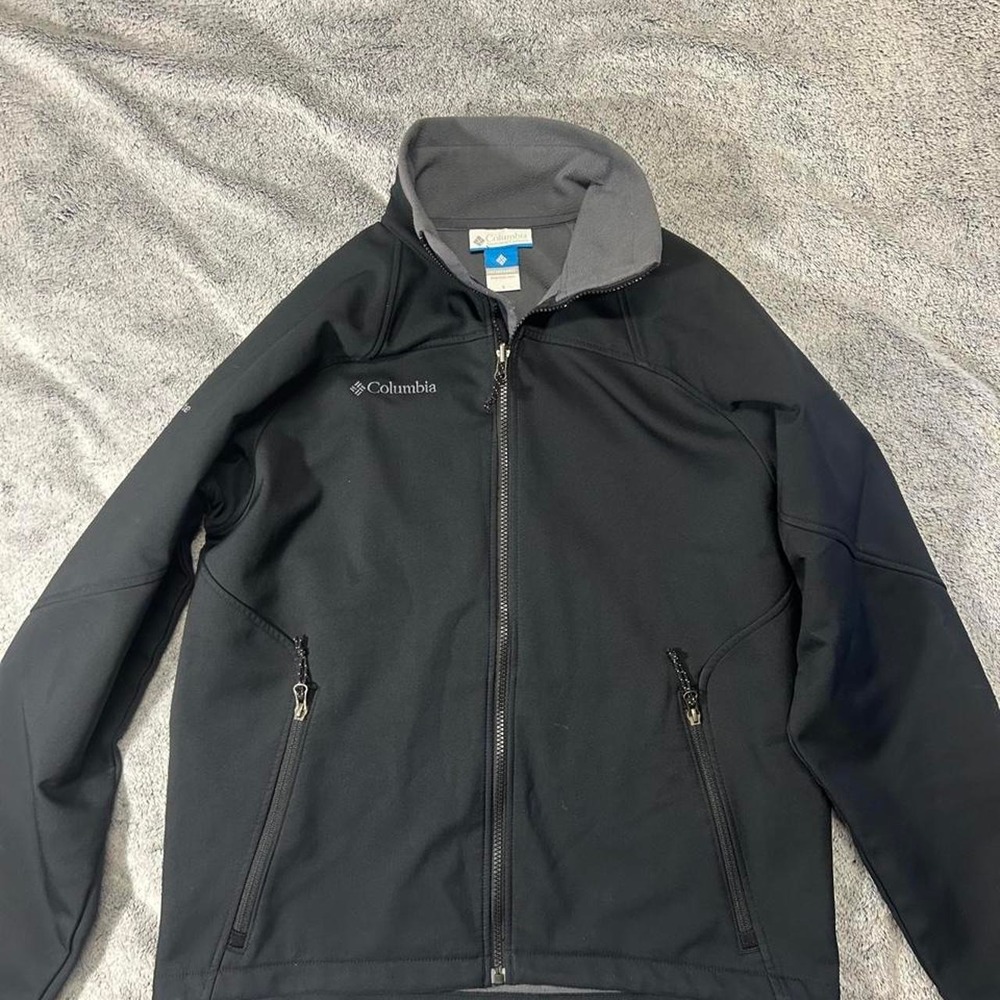 Columbia Interchange Black Softshell Jacket Size S